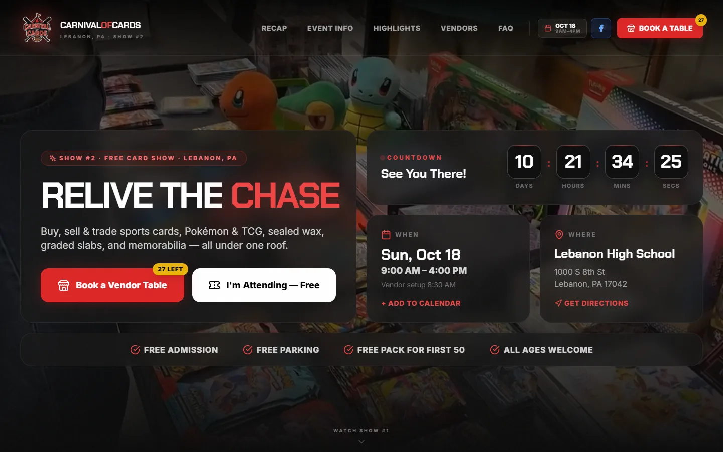 The Carnival of Cards homepage